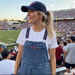 B.U.M. Equipment Vintage 90’s Denim Overalls SZ XL